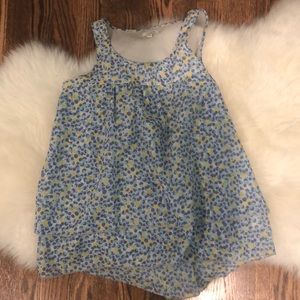 77 kids flowy polka dot tank top